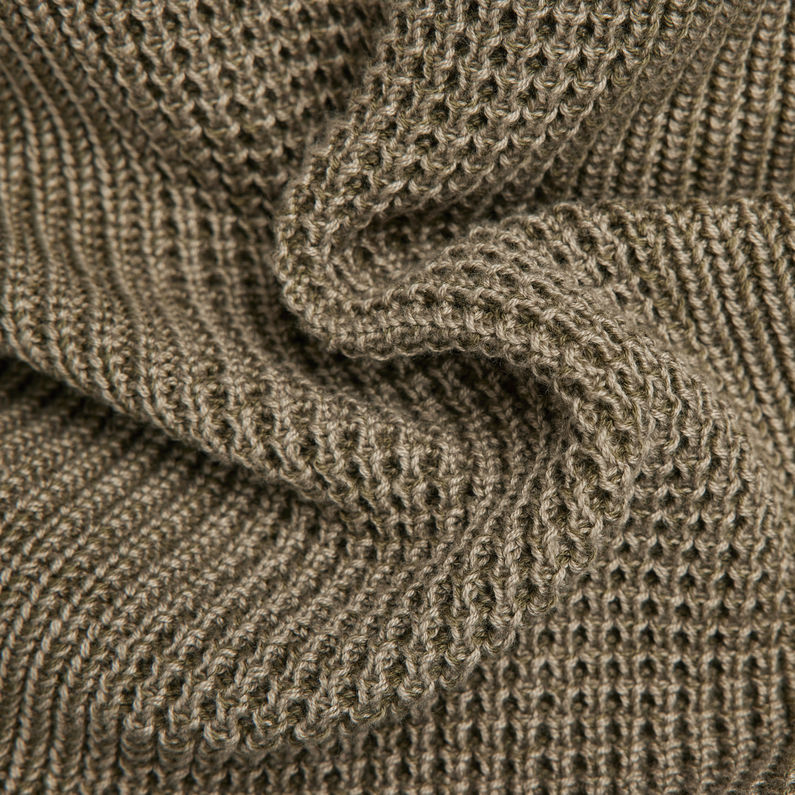 G-Star RAW® Structured Turtle Knitted Pullover Grün