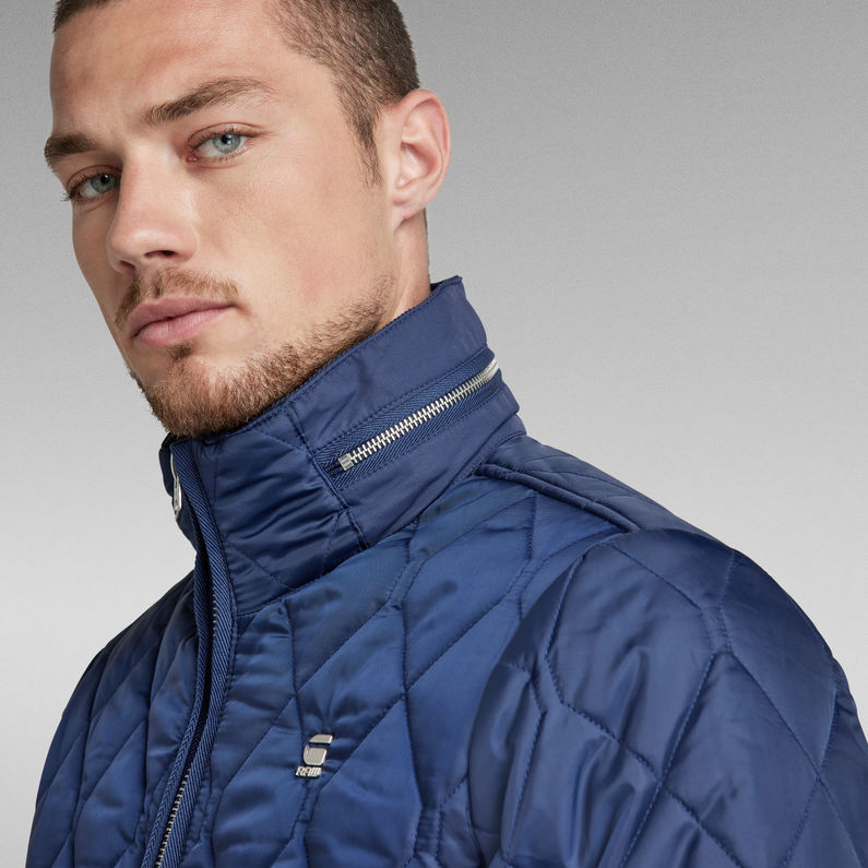 G-STAR® Meefic Quilted Overshirt Dunkelblau