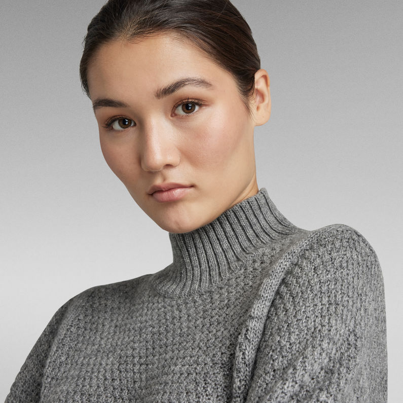 G-STAR® Structure Mock Knitted Sweater Multi color