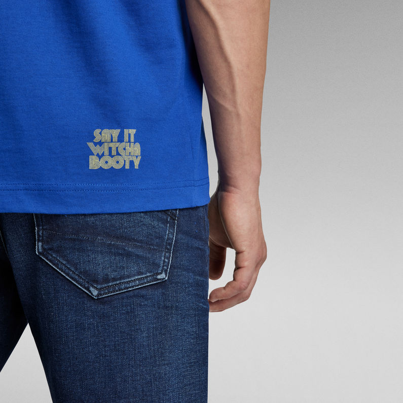 G-Star RAW® Unisex Disco Boxy T-Shirt Mittelblau