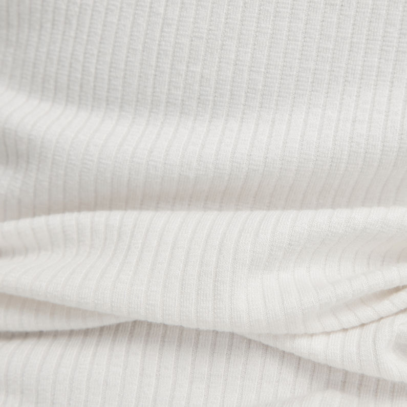 G-STAR® Col Top Slim Rib Wit