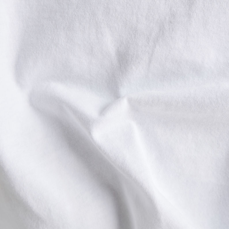 G-Star RAW® Camiseta Unisex Flock Boxy Blanco