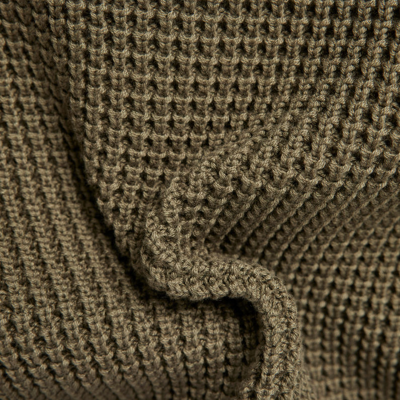 G-Star RAW® Woven Mix Knitted Sweater Green