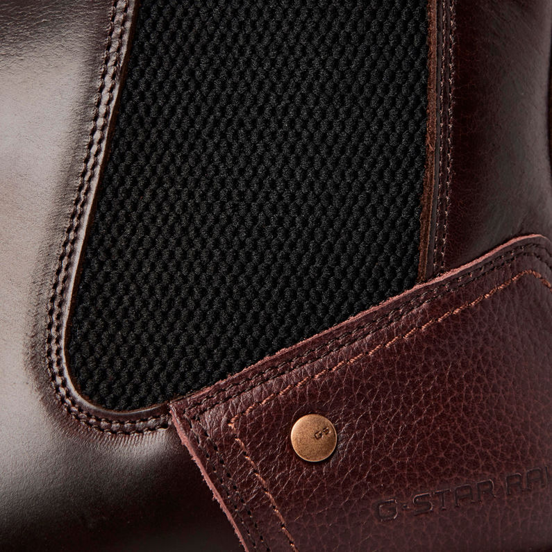 G-STAR® Botas Vacum Chelsea Leather Rojo fabric shot