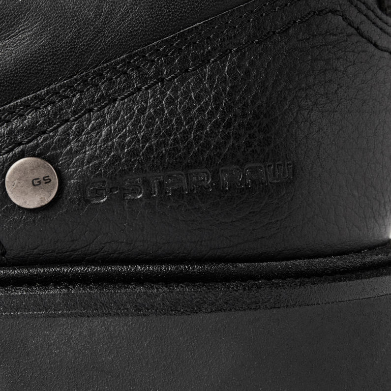 G-Star RAW® Chaussures Vacum II Leather Noir fabric shot