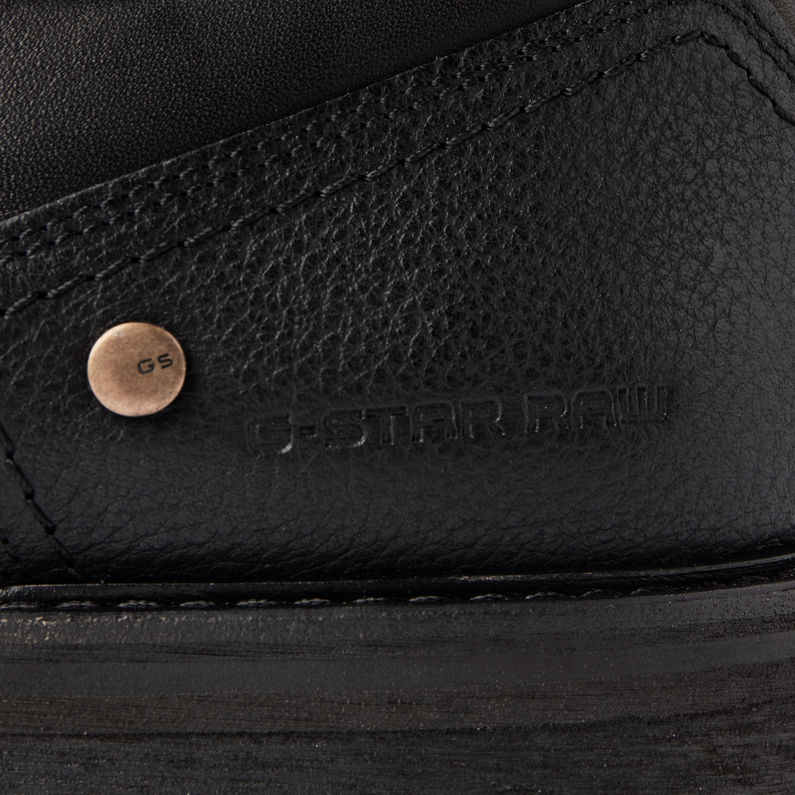 G-Star RAW® Chaussures Vacum II NTC Leather Noir fabric shot