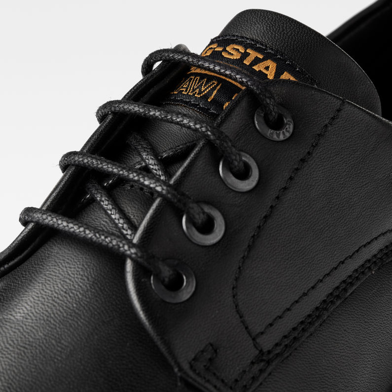G-Star RAW® Chaussures Vacum II Leather Noir detail