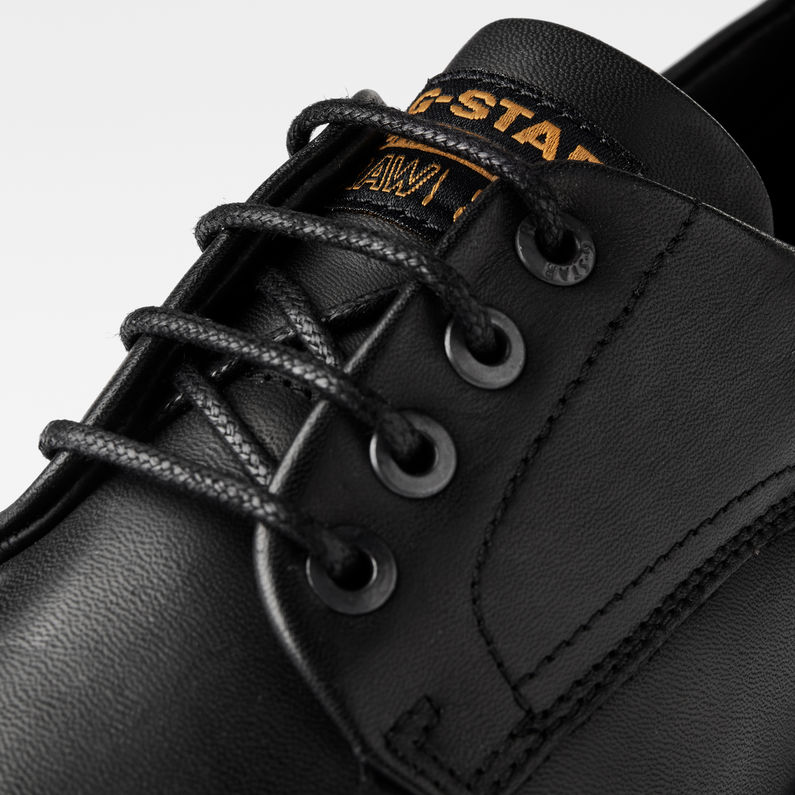 G-Star RAW® Vacum II Leather Schuhe Schwarz detail