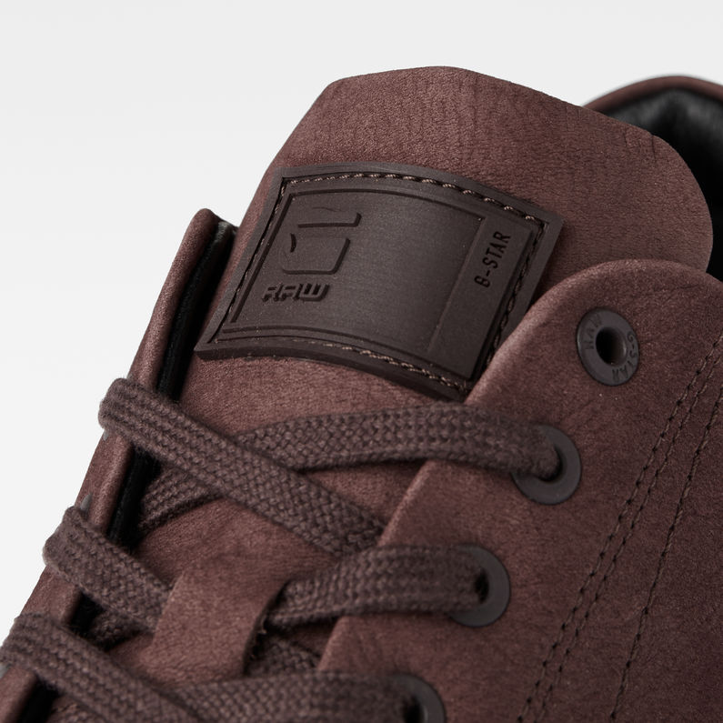 G-Star RAW® Baskets Rocup Tumbled Nubuck Rouge detail