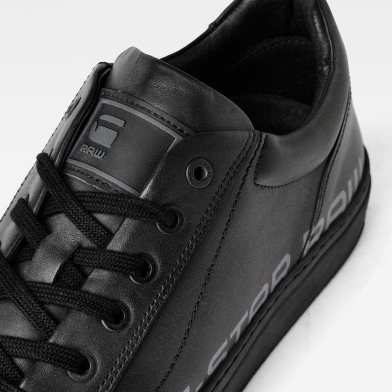 G-Star RAW® Loam Worn Tonal Sneakers Black detail
