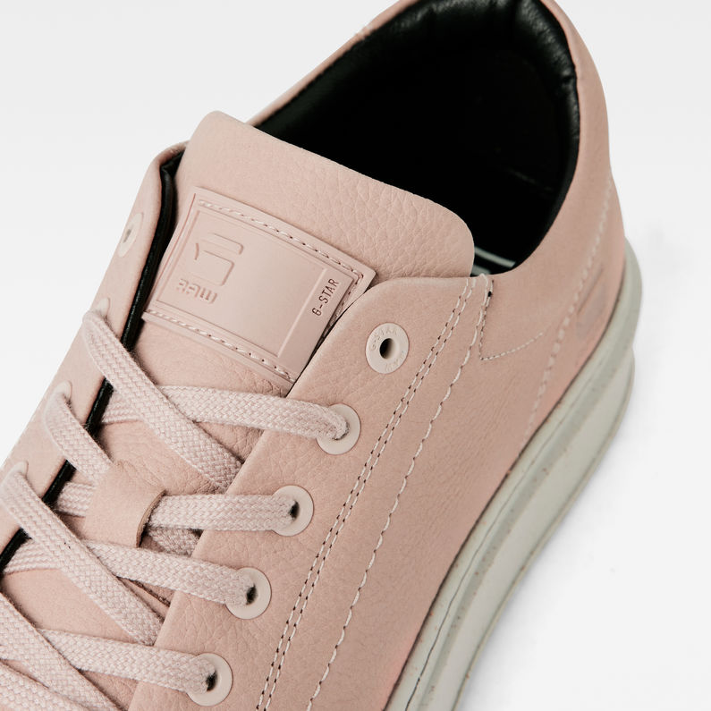 G-STAR® Rocup Tumbled Nubuck Sneakers Roze detail