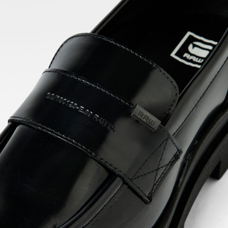 G-STAR® Mocasines Naval Box Leather Negro detail