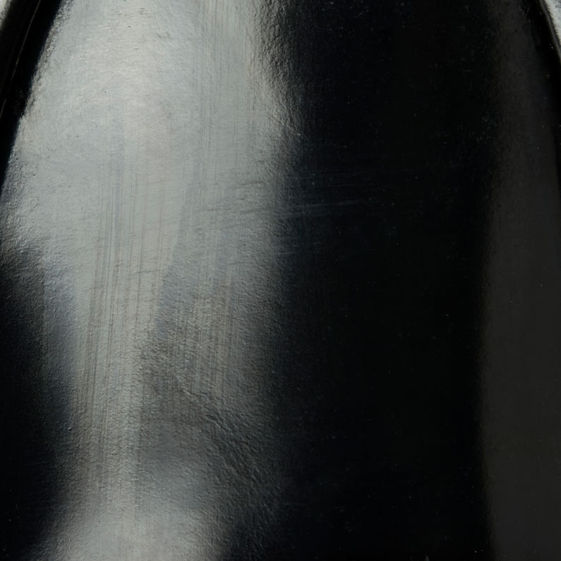 G-STAR® Mocassin Naval Box Leather Noir fabric shot