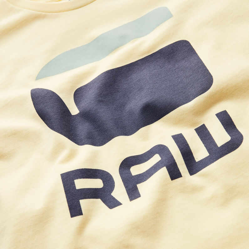 G-Star RAW® Kids Logo T-Shirt Geel