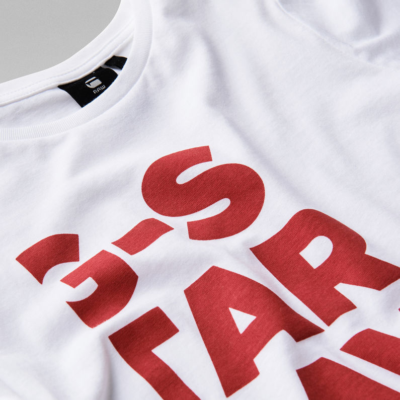 G-Star RAW® Kids Print T-Shirt Wit