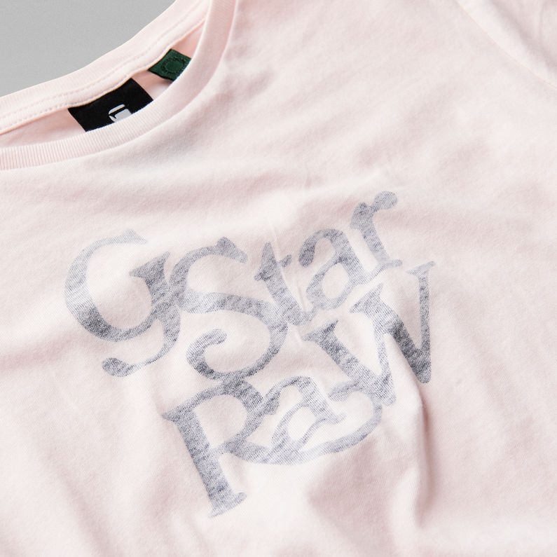 G-Star RAW® Camiseta Knotted Rosa