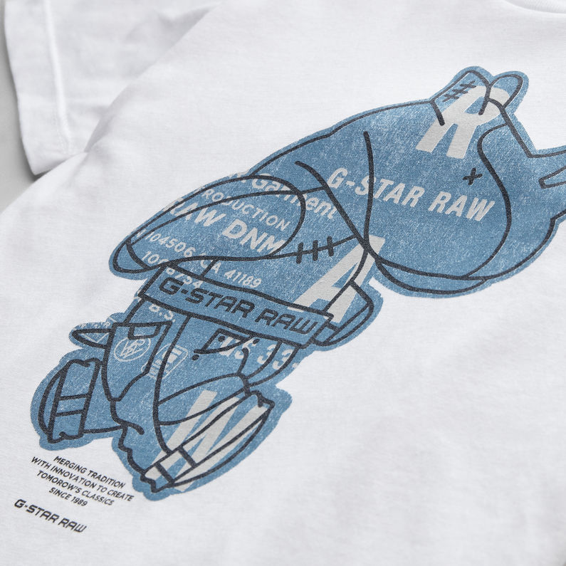 G-Star RAW® T-shirt G-No Blanc