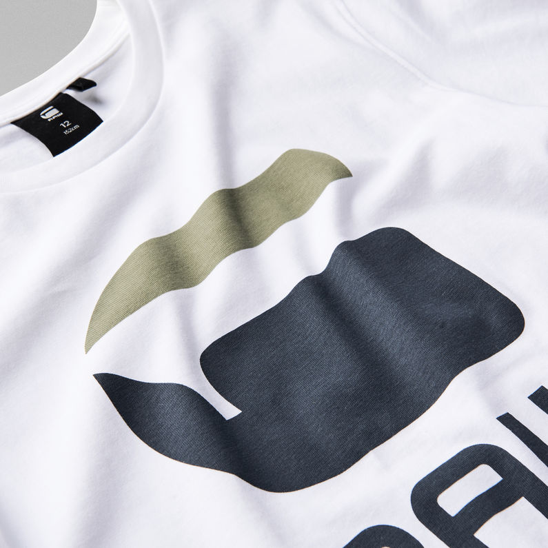 G-STAR® Kinder Logo T-Shirt Weiß