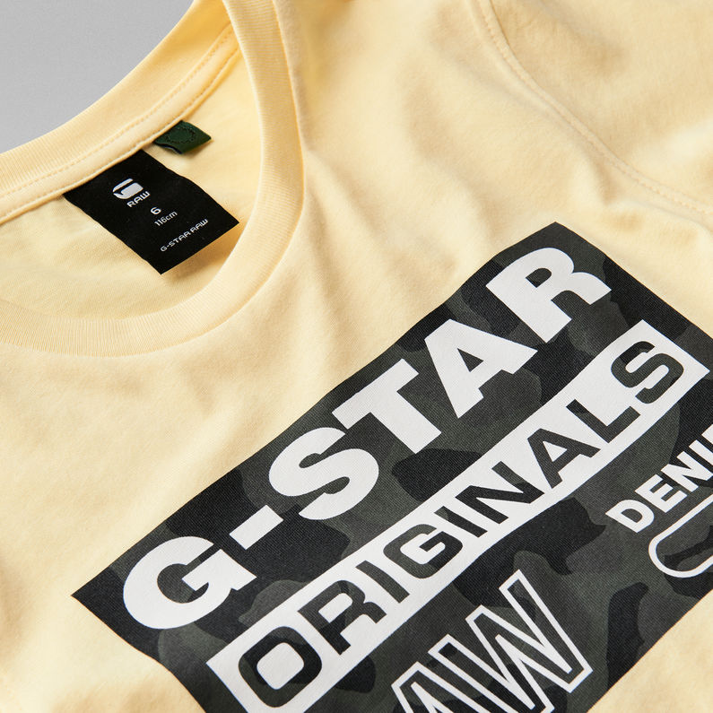 G-Star RAW® Originals T-Shirt Geel