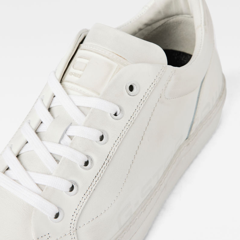 G-Star RAW® Loam Worn Tonal Sneakers White detail