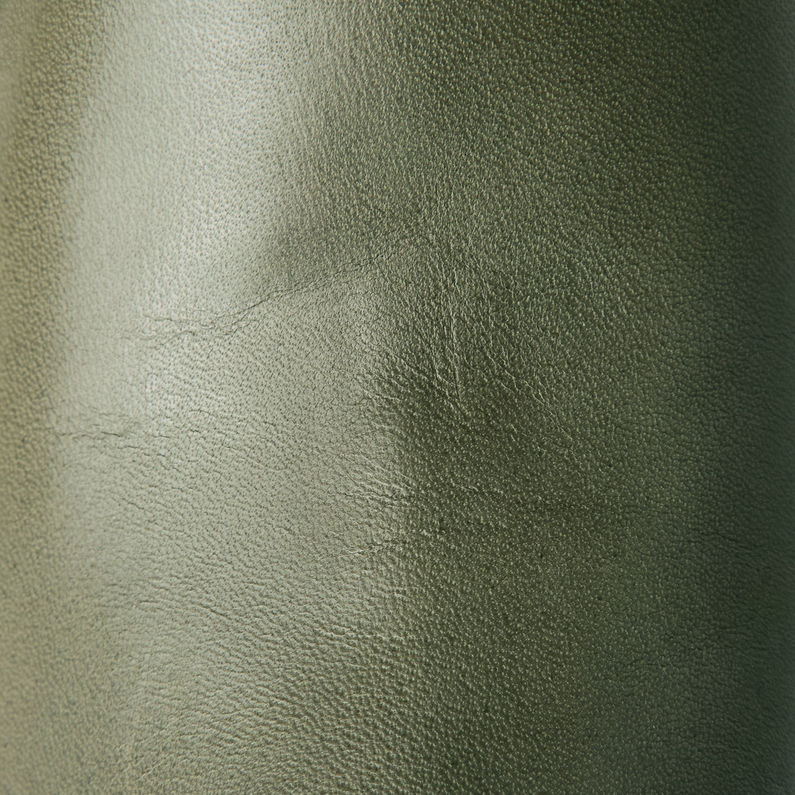 G-Star RAW® Kafey High Leather Boots Green fabric shot