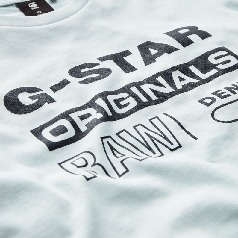 G-STAR® Kids Originals T-Shirt Lichtblauw