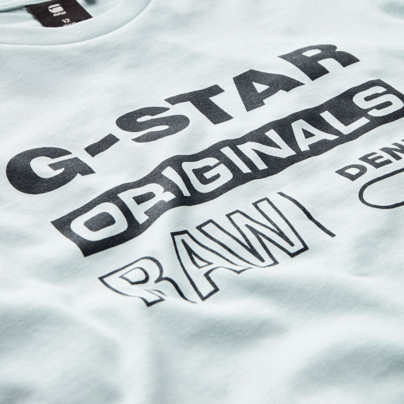 G-Star RAW® Kids Originals T-Shirt Lichtblauw