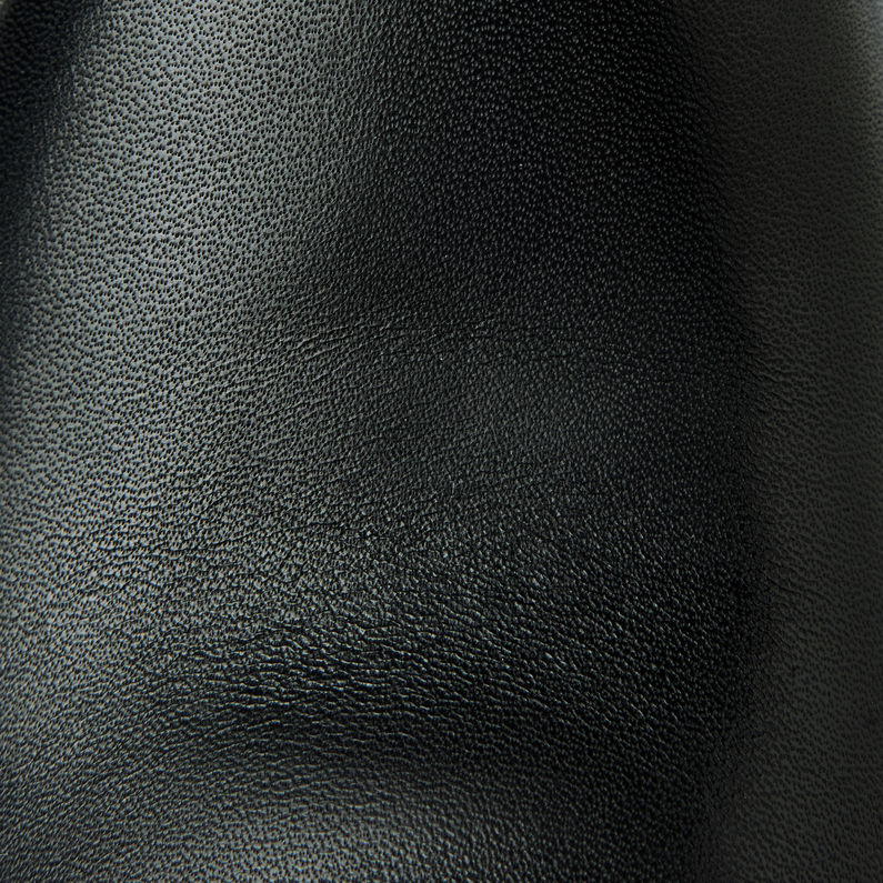 G-Star RAW® Bottines Kafey High JS Lace Leather Noir fabric shot