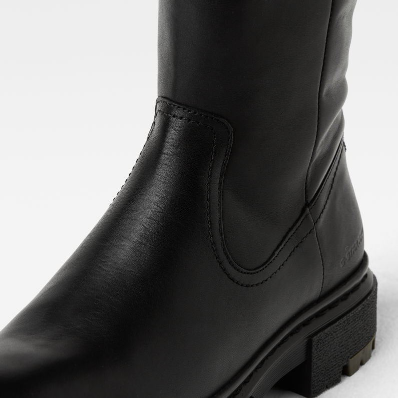 G-Star RAW® Kafey High Leather Boots Zwart detail