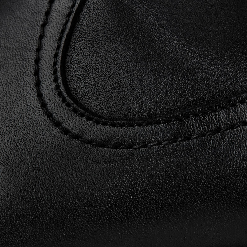 G-Star RAW® Kafey High Leather Stiefel Schwarz fabric shot