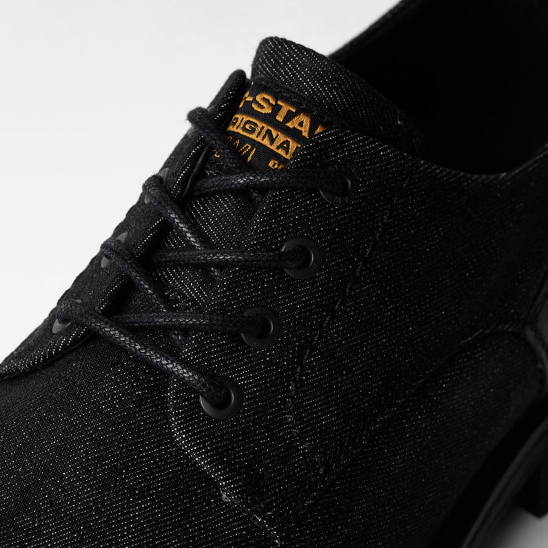 G-STAR® Vacum II NTC Denim Schoenen Zwart detail