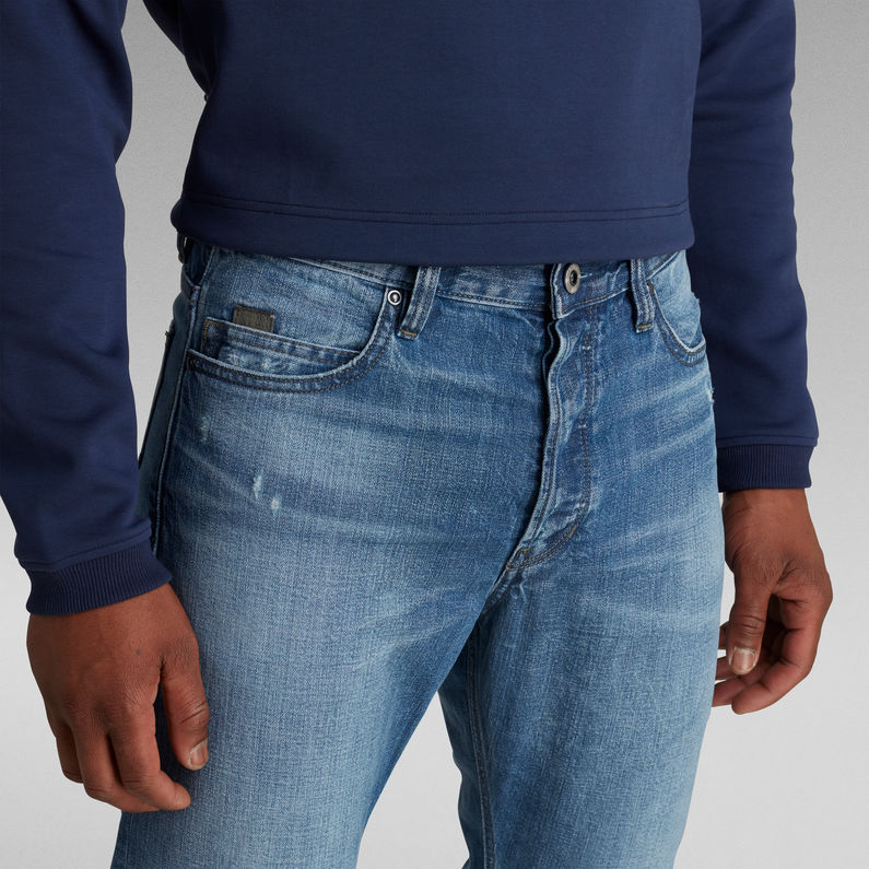 G-Star RAW® Triple A Regular Straight Jeans Mittelblau
