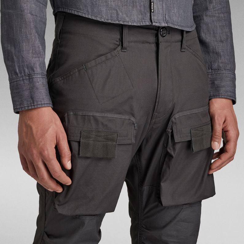G-Star RAW® Pantalon 3D Straight Tapered Cargo Gris