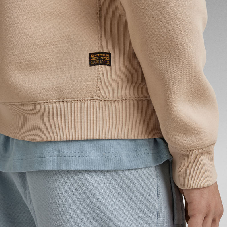 G-Star RAW® Premium Core Hooded Sweatshirt Beige