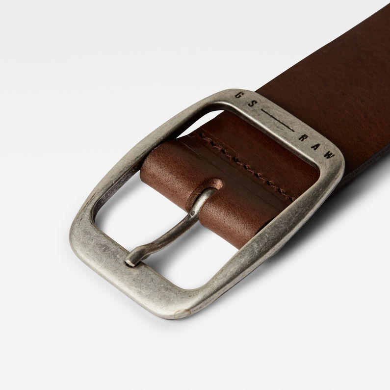 G-STAR® Cinturón Mett Marrón detail shot buckle