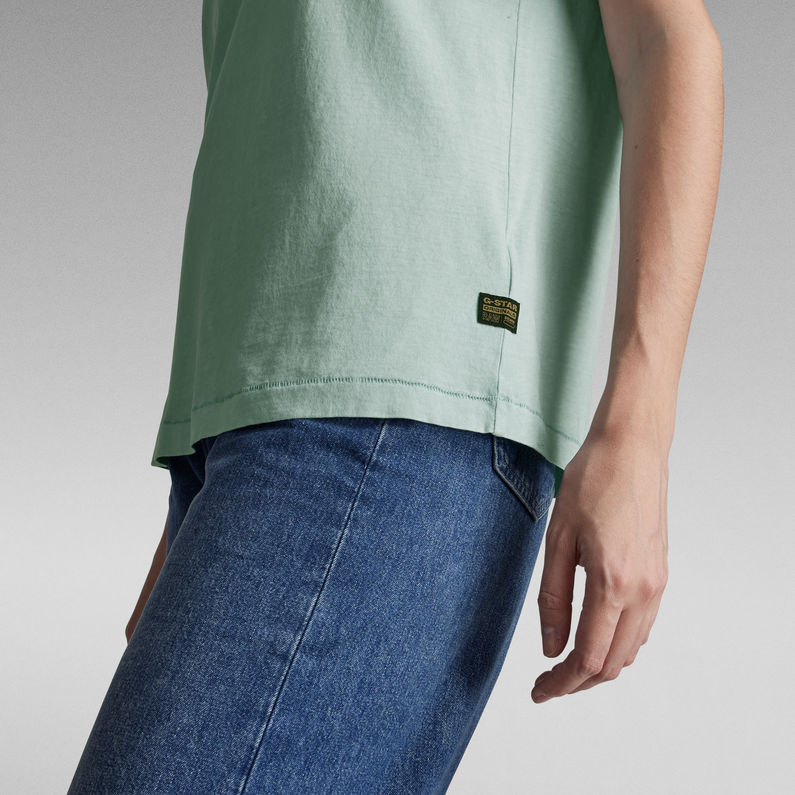 G-Star RAW® T-shirt Regular Fit Over Dyed Bleu clair