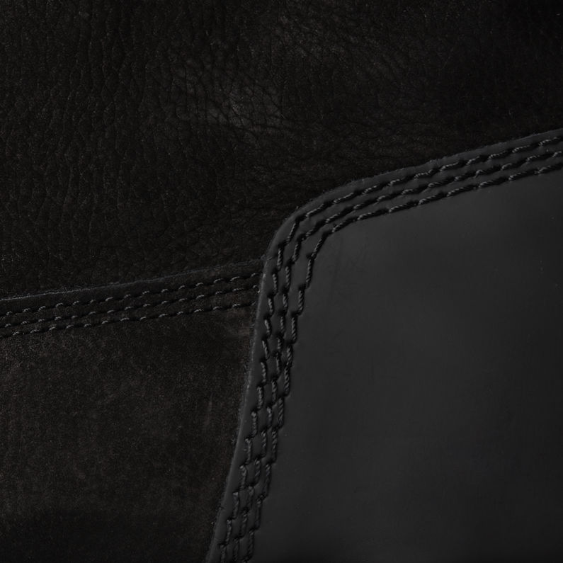 G-STAR® Bottines Cormac Mid Nubuck Noir fabric shot