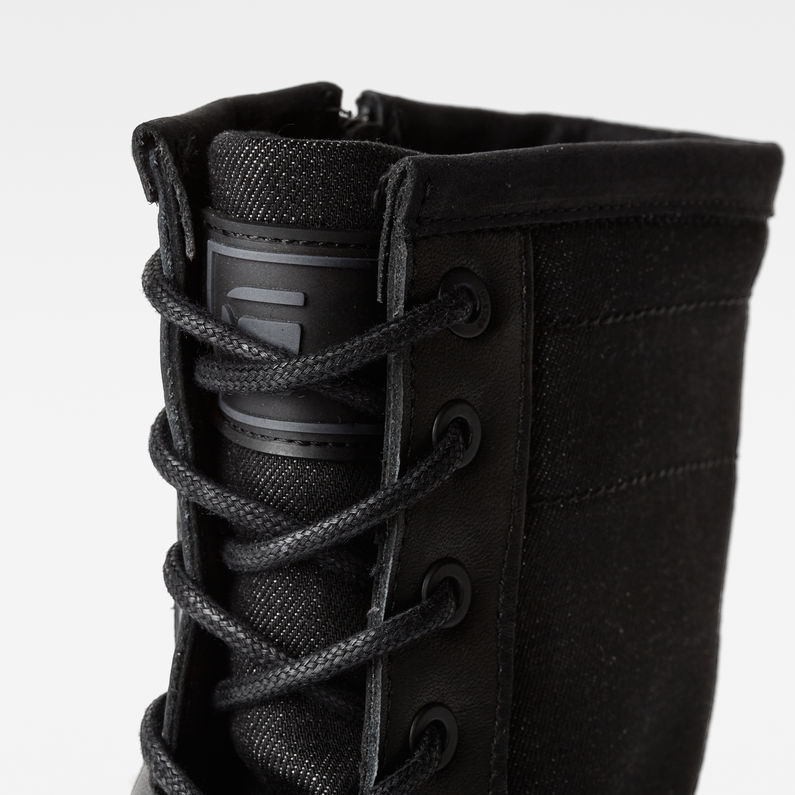 G-Star RAW® Patton VI High Denim Boots Black detail