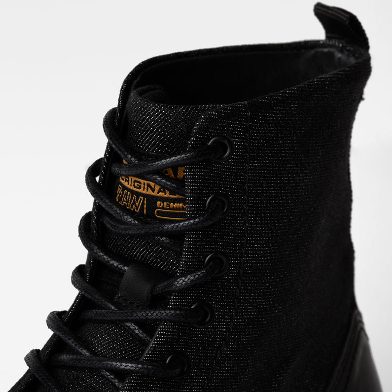 G-Star RAW® Vacum II High Denim Boots Black detail