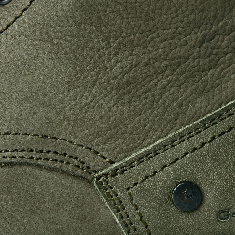 G-Star RAW® Vacum II High Tumbled Boots Green fabric shot