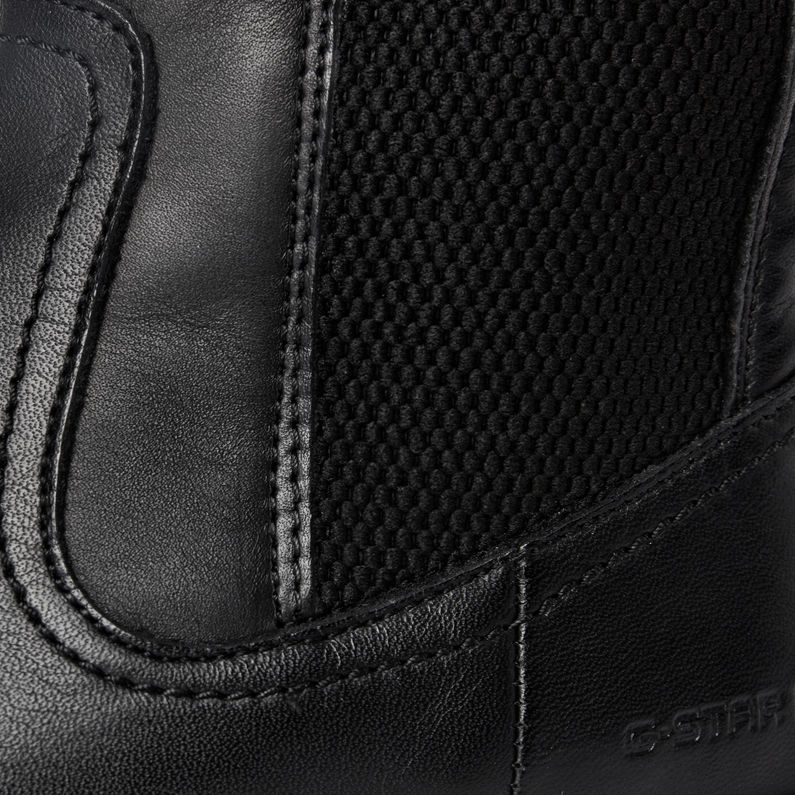 G-Star RAW® Kafey High Chelsea Leather Boots 블랙 fabric shot