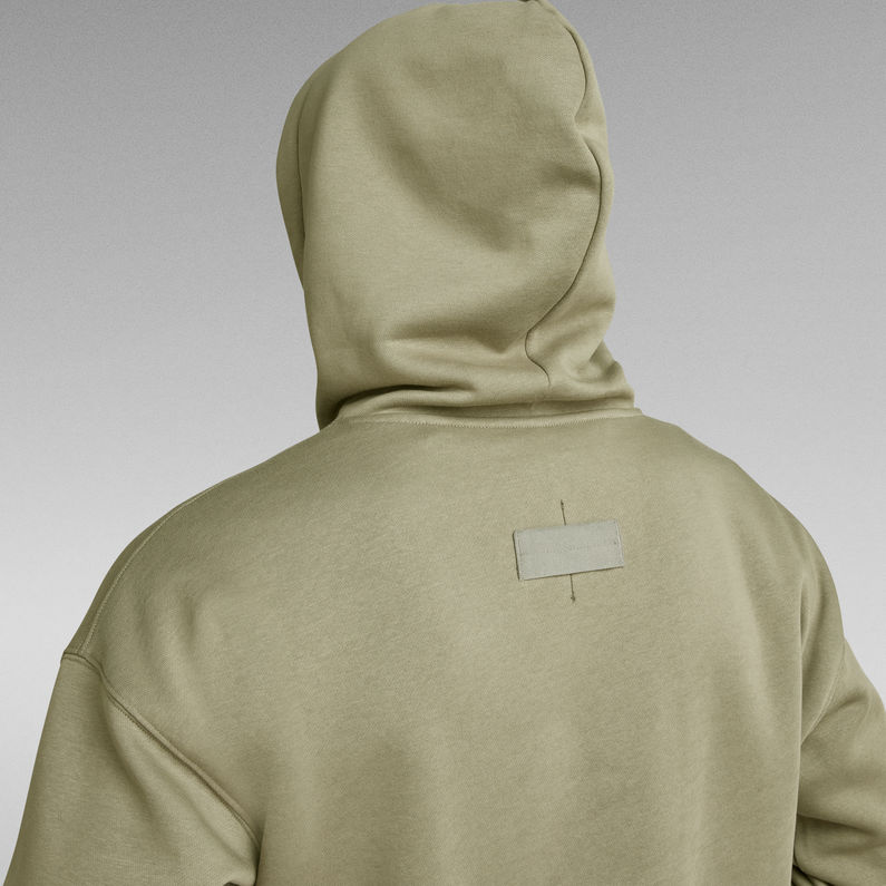 G-STAR® Core Oversized Hooded Sweater Green