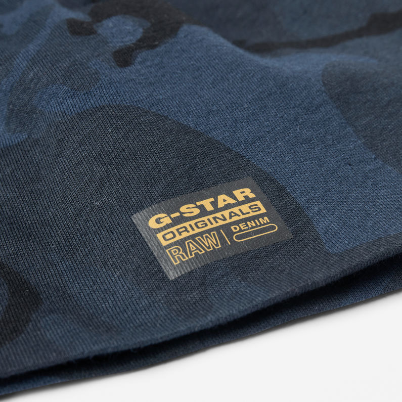 G-Star RAW® Jersey Beanie Multi color detail shot buckle