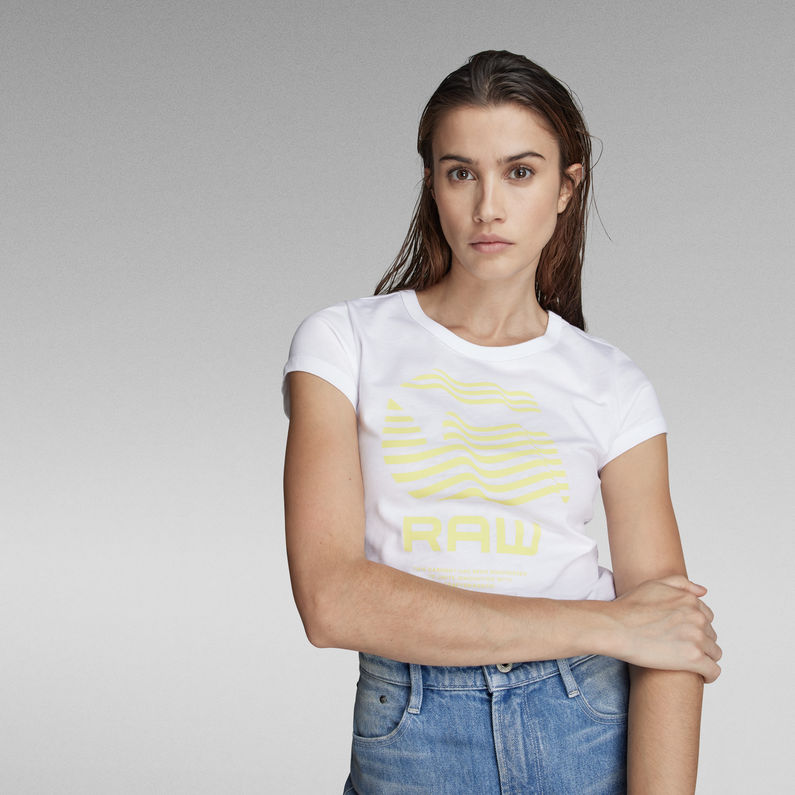 G-STAR® Graphic 6 T-Shirt Weiß