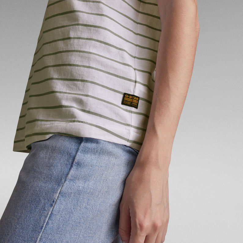 G-STAR® T-shirt Regular Fit Stripe Multi couleur