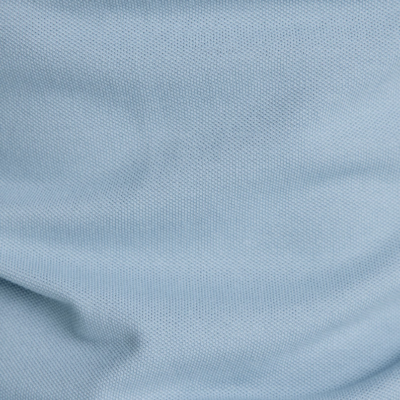 G-Star RAW® Polo Dunda Slim Stripe Bleu clair