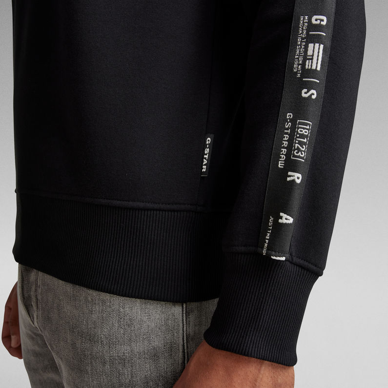 G-STAR® Sport Stripe Sweater Black