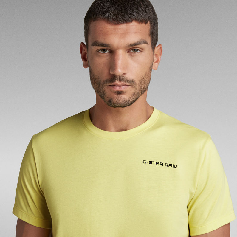 G-Star RAW® T-Shirt Logo Base Geel