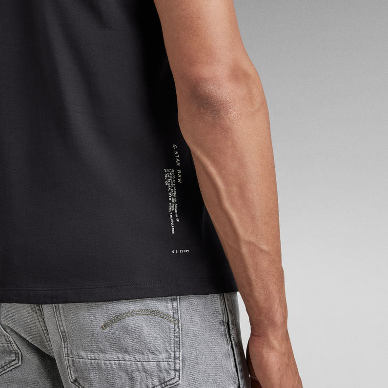 G-Star RAW® T-shirt Logo Base Noir