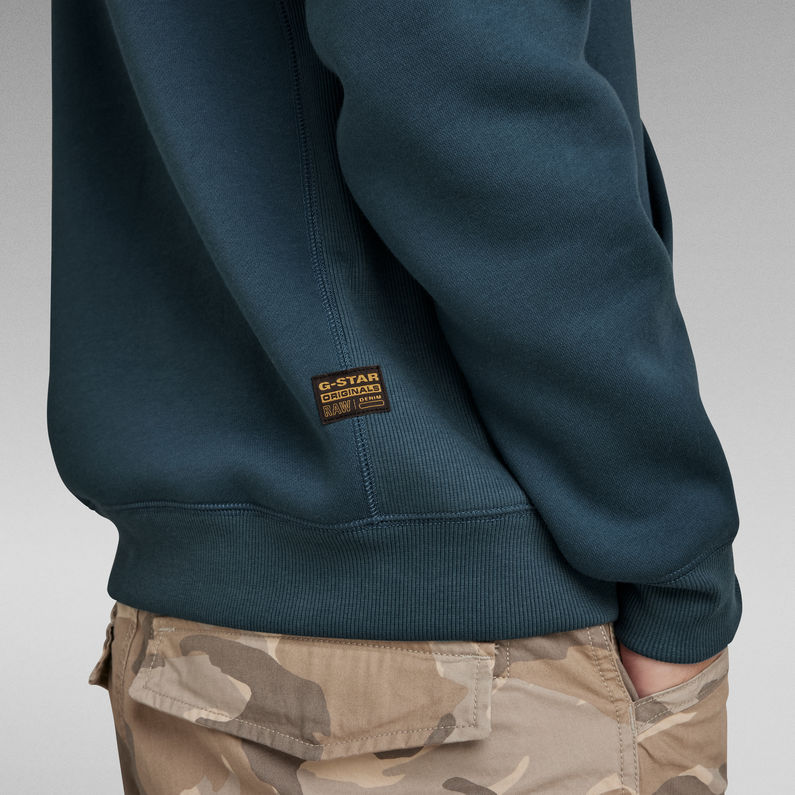 G-STAR® Premium Core Hoodie Midden blauw